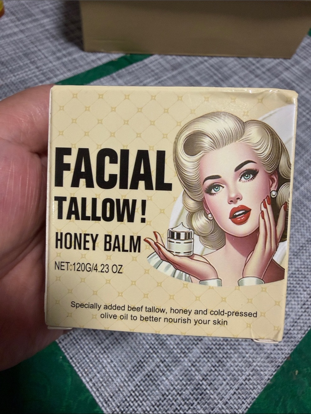 Facial Tallow Honey Balm Moisturizer - Cream